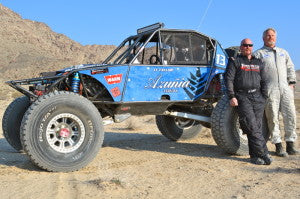 JT Taylor Doug Nagy posing with Rock Racer