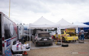 Streetwise Service Area at Olympus Rally