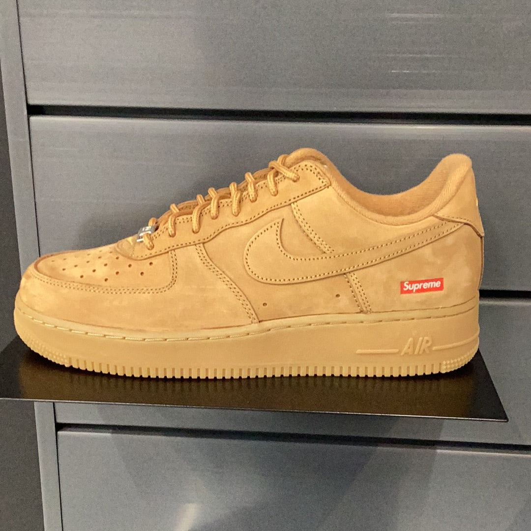 Nike x Supreme Air Force 1 Wheat Shoes