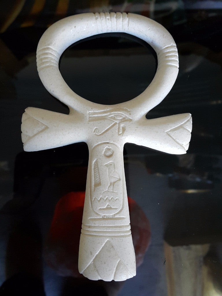 Alabaster key of life symbol