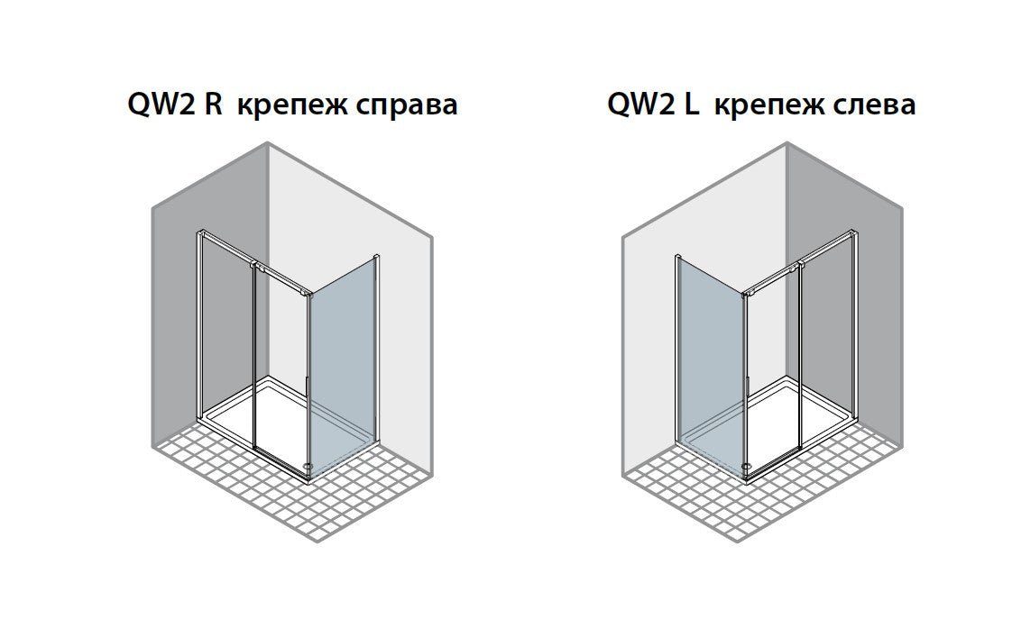 Душова стінка DUKA Acqua R 5000 QW2 L 900 CSH AQ10