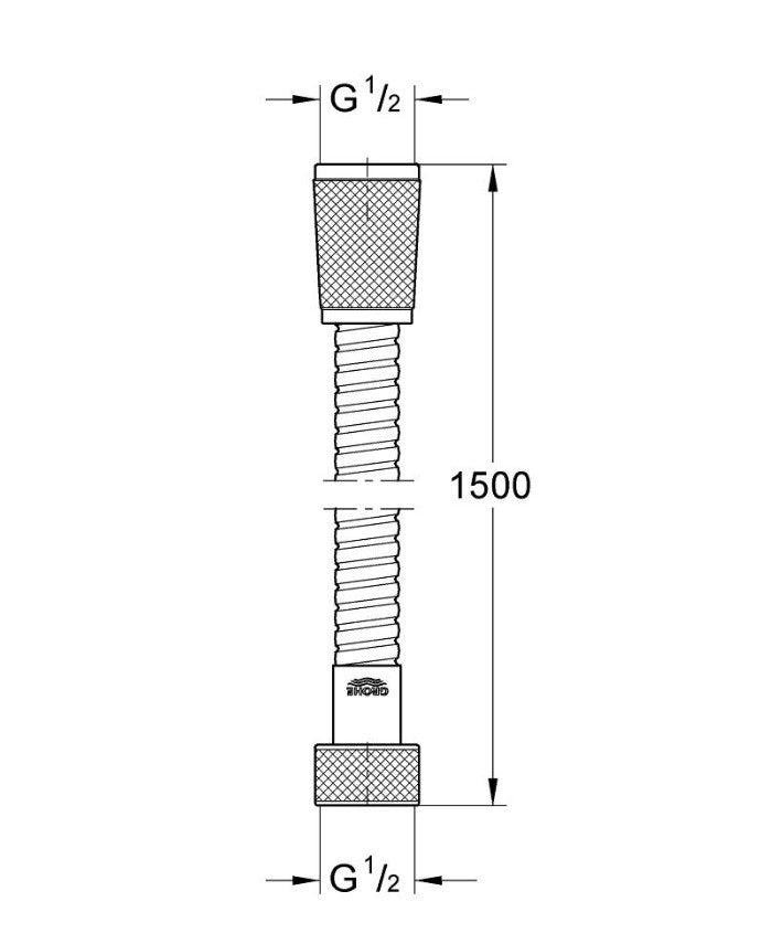 Душовий шланг GROHE Relexaflex 28143000