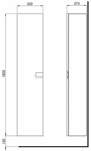 Пенал KOLO Twin 88460000