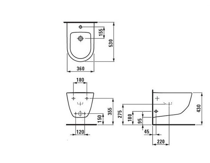 Біде LAUFEN PRO H8309520003021