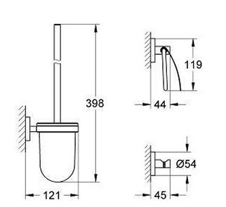 Тримач рушника / Гачок GROHE Essentials 40407001