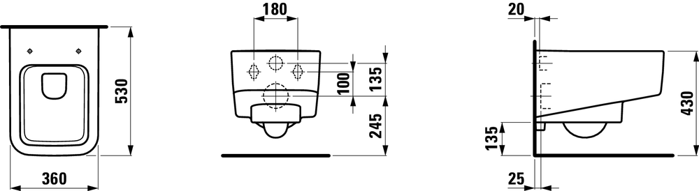 Унітаз LAUFEN PRO H8209620000001