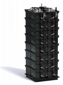 The Aquion Aspen 24S-83 24V DC salt water battery