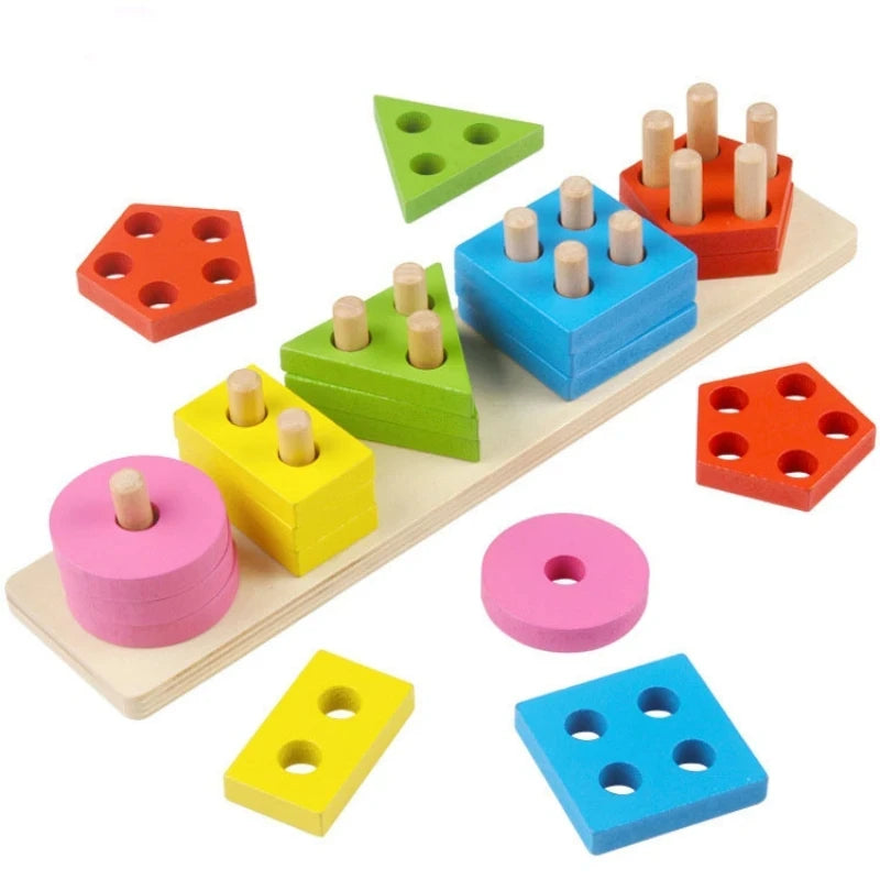 Jouets empilables géométriques Jouons tous