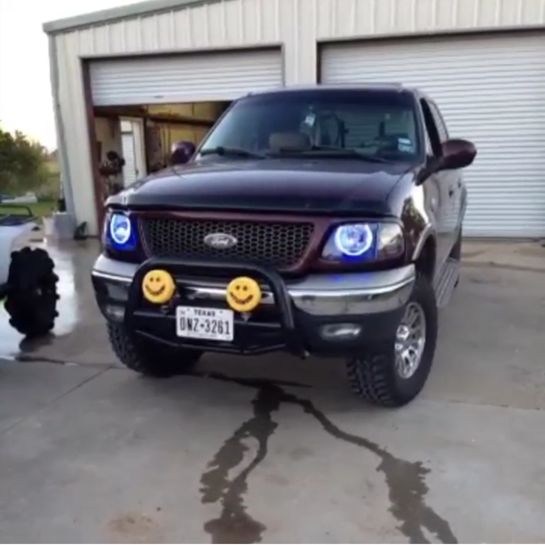 97 03 Ford F150 Headlight Halo Build