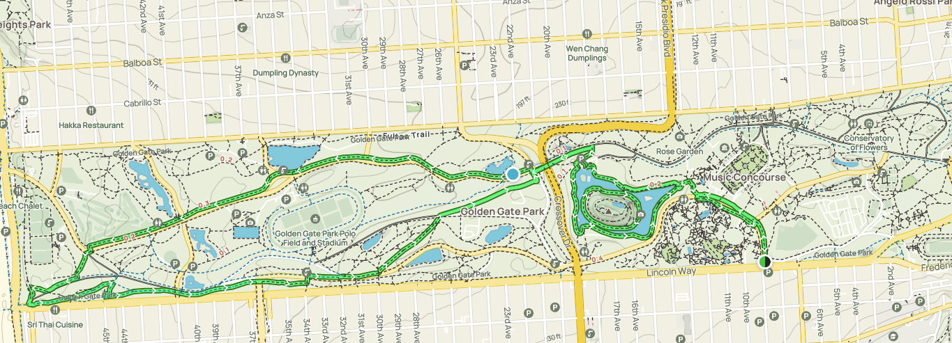 Golden Gate Park Loop | Macfox Electric Bike