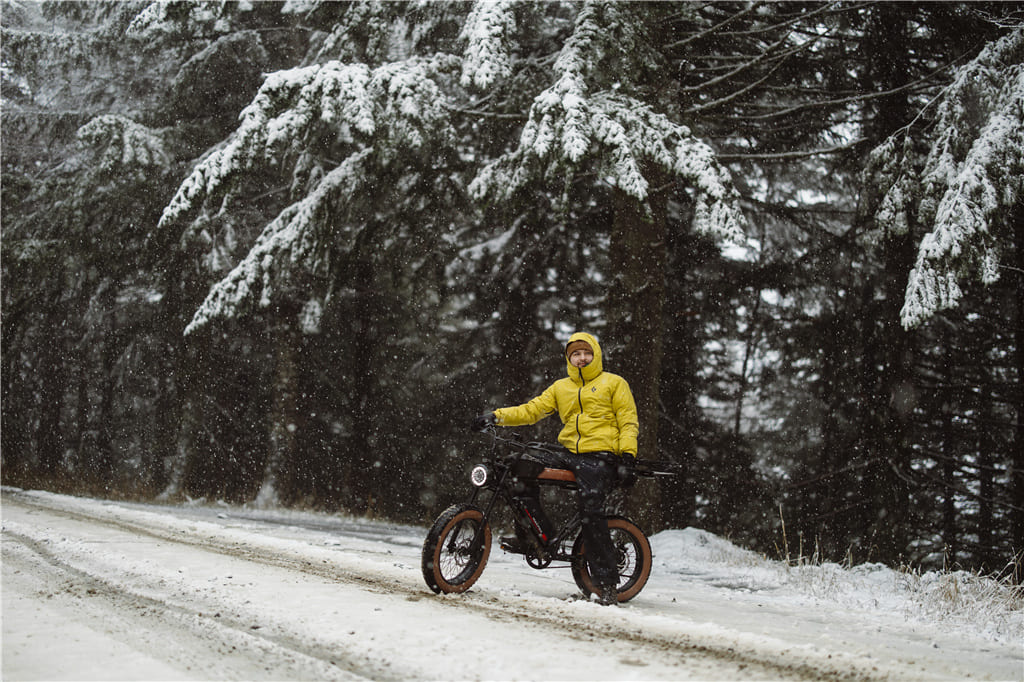 Winter Electric Bike Riding | Macfox Electric Bike
