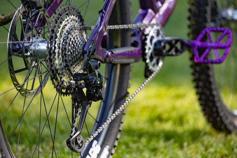 Knolly's purple Chilcotin bike