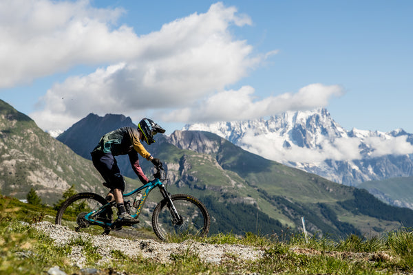 Daniel on his Chilcotin in the French alps