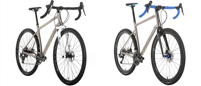 Two 40mm fork options: the FOX 32 Step cast AX and the MRP Baxter Adventure fork
