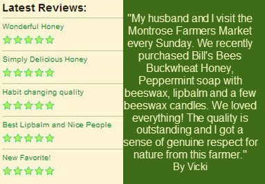 Bill's Bees Honey Reviews