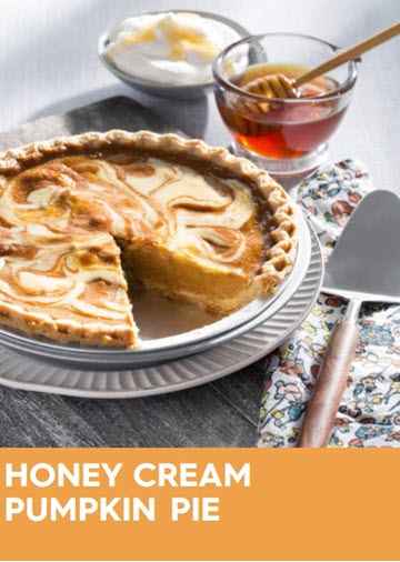 Honey Cream Pumpkin Pie