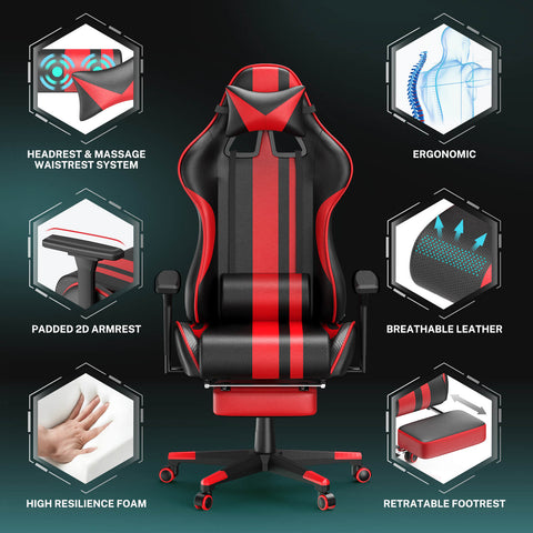 the details of the amg series gaming chair