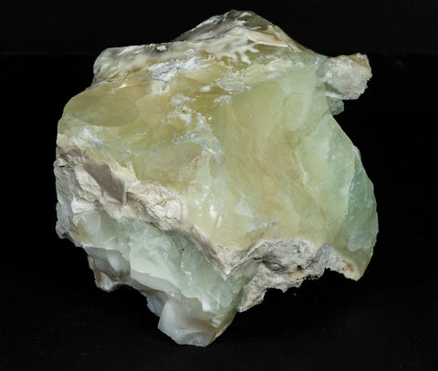 green opal mineral under white light