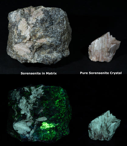 sorensenite crystals in matrix