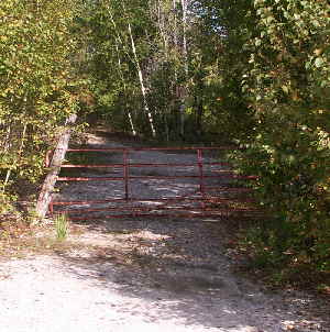 entry gate to mine