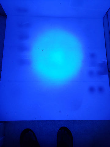 a uv light beam