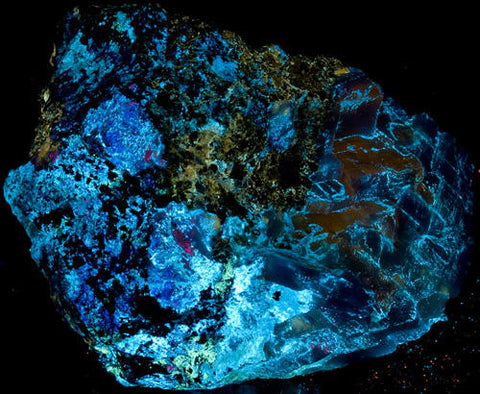 Calcite, Sphalerite, Hydrozincite
