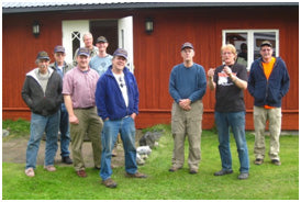 group of mineral collectors