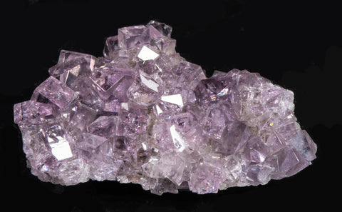 purple fluorite crystals