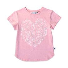  Minti Dash Heart Tee Strawberry Marle