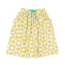  Olive + the Captain Superstar Pocket Midi Skirt Yellow