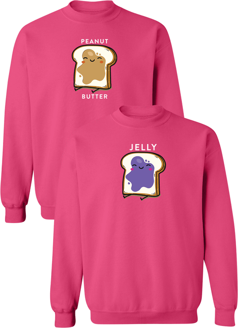 peanut butter jelly sweatshirts