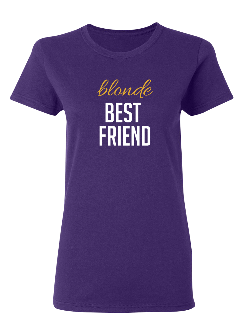 Blonde And Brunette Best Friend Bff Shirts Couples Apparel