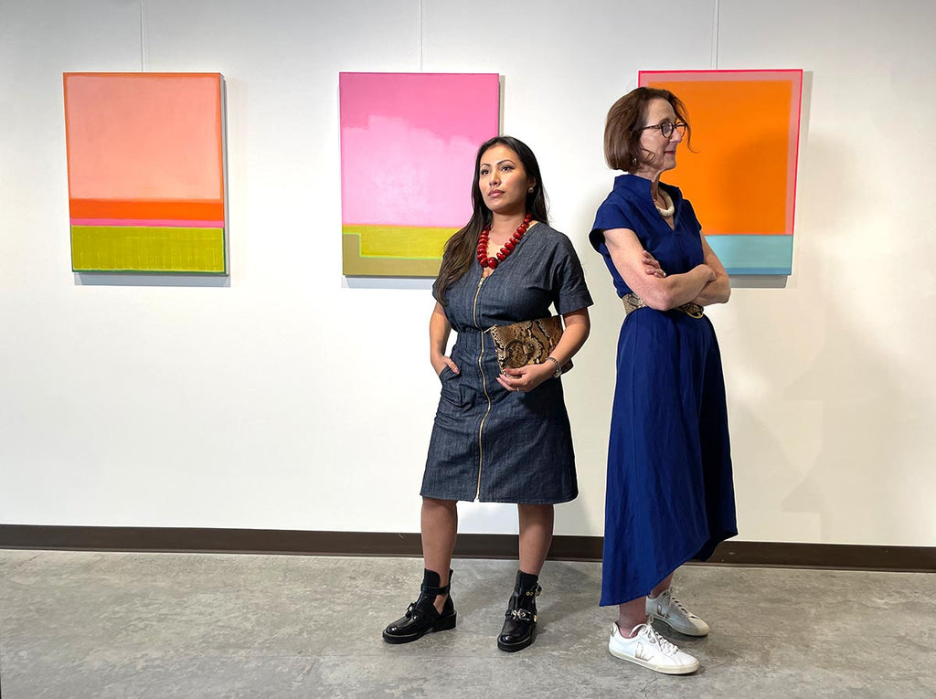 Errands Denim Dress and Updraft Linen Dress