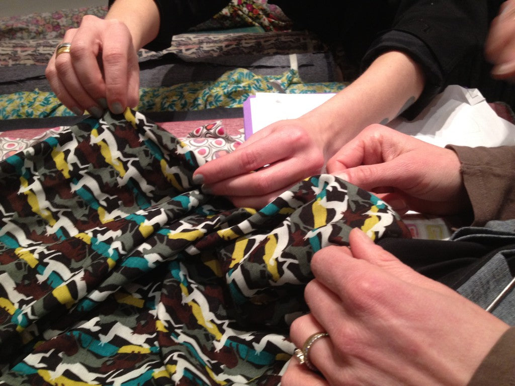 Garnish Apparel, Portland Oregon. Sustainable Local Made Women's Clothing. Garnish Summer Collection 2013 Horse Fabric