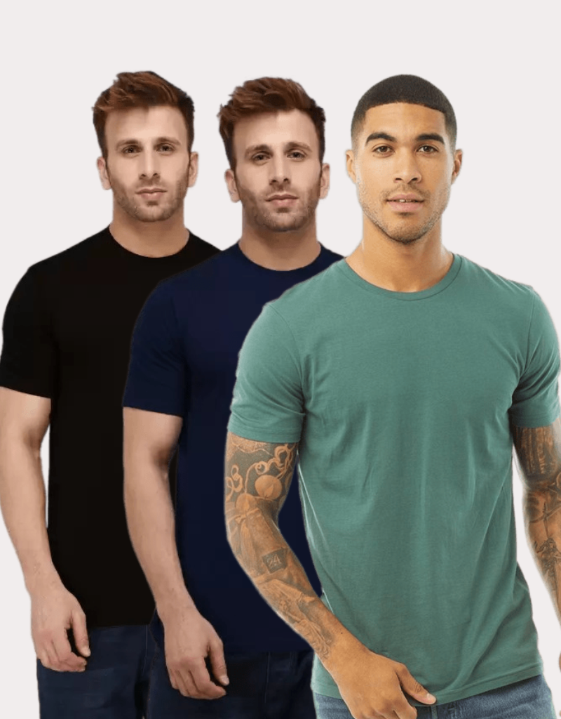 Men Pack Of - 3 Black, Green, Dark Blue – Befikray.com