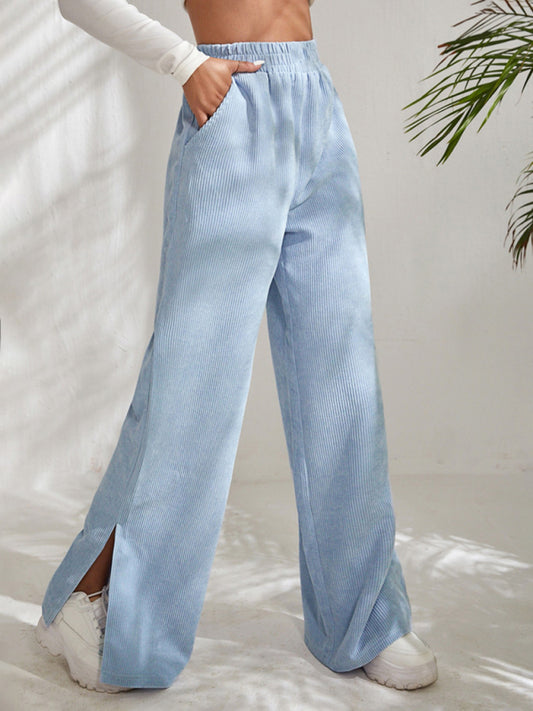 Bell Bottom High Waist Ruffle Flare Pants – OliverandJade