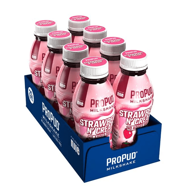 ProPud Protein Milkshake, 8x330 ml - Strawberry