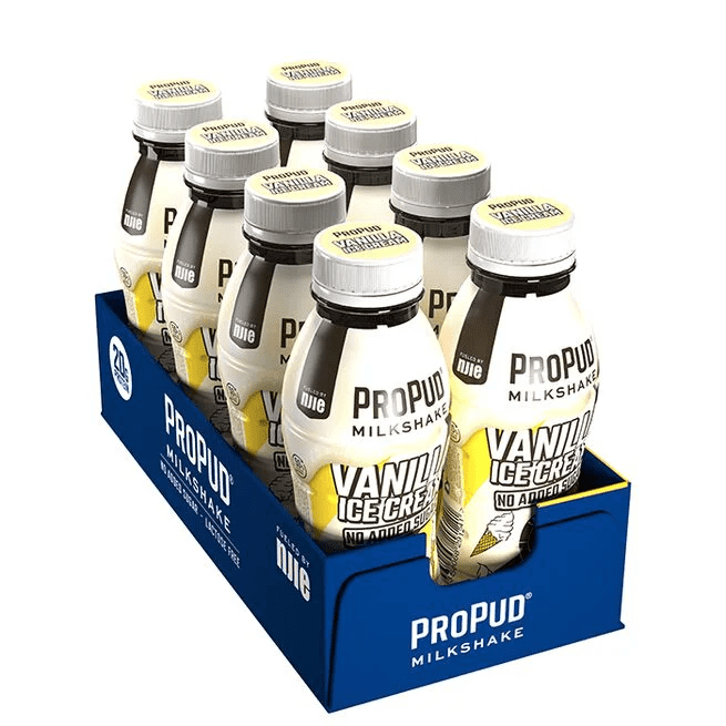 ProPud Protein Milkshake, 8x330 ml - Vanilla Ice Cream