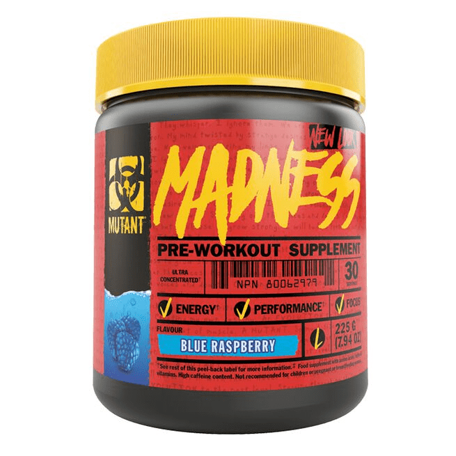 Mutant Madness PWO - 225g - Blue Raspberry