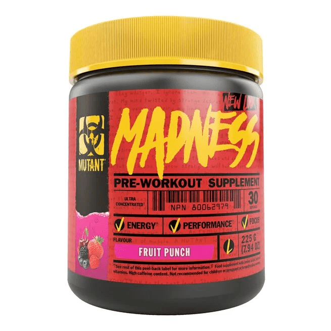 Mutant Madness PWO - 225g - Fruit Punch