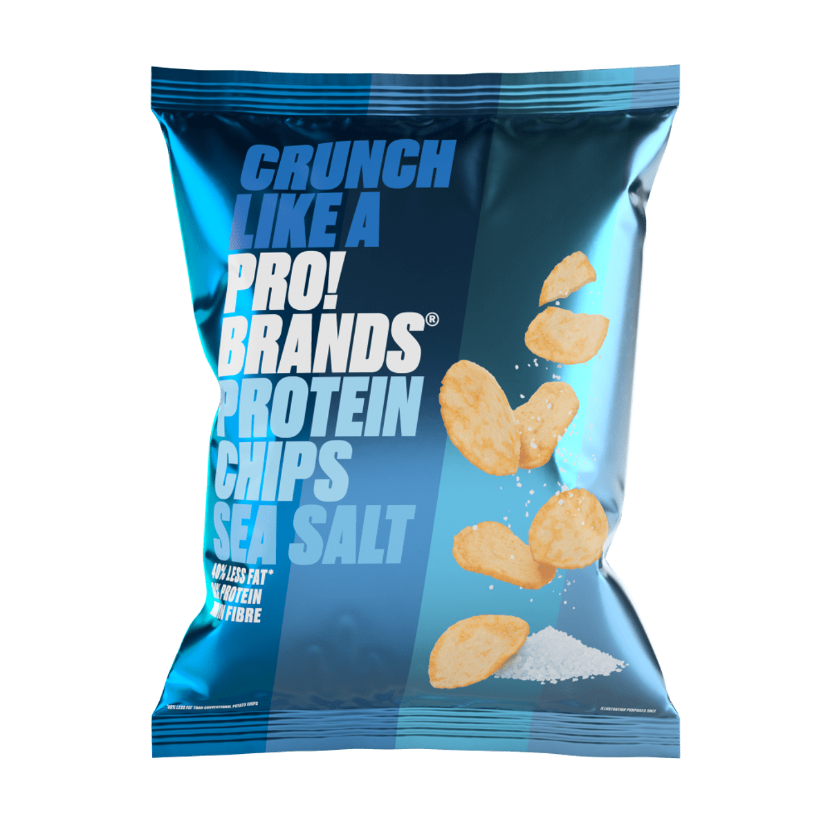 ProteinPro Chips Havsalt - 50g - 1 eske x14 poser