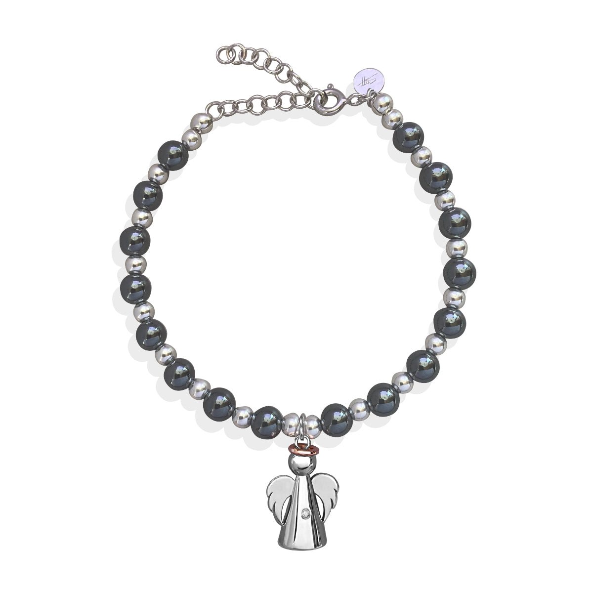 925 Silver Angel Wings Charm Bracelet With Love Bracelet Beads And