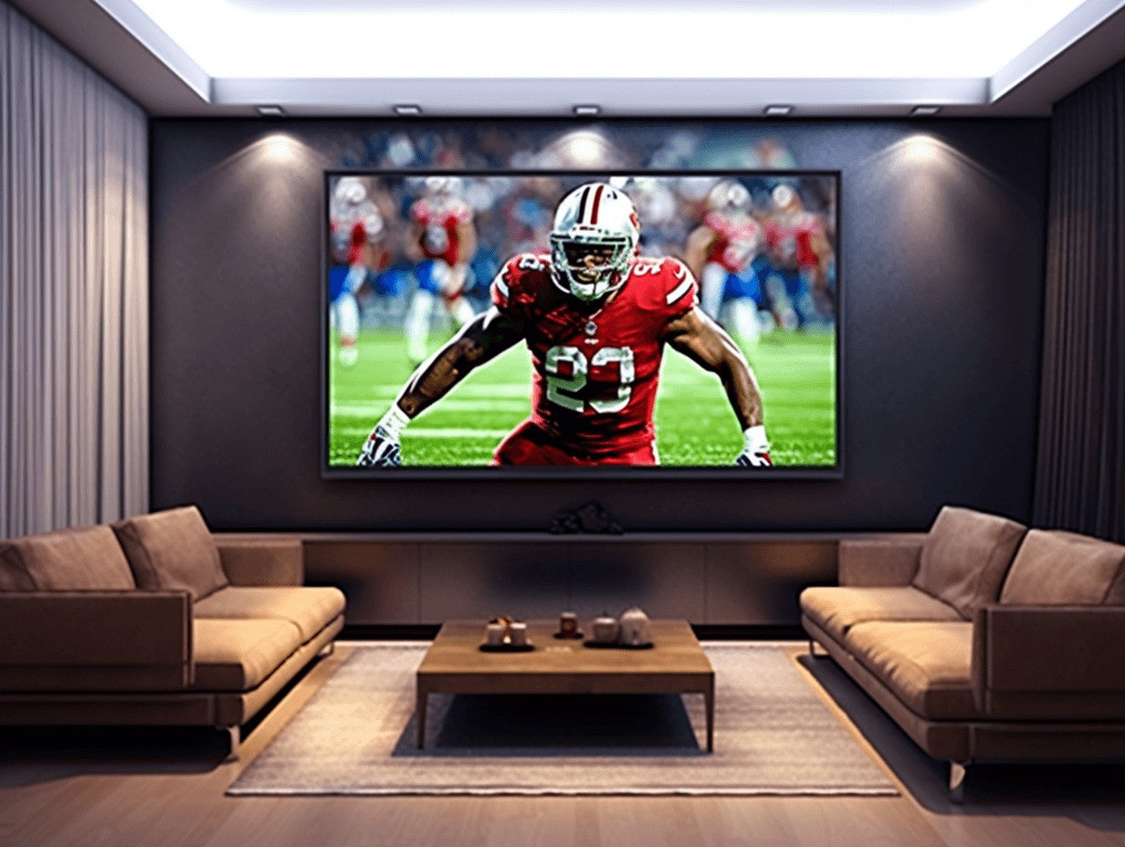 Perfect home theater room for sporting events