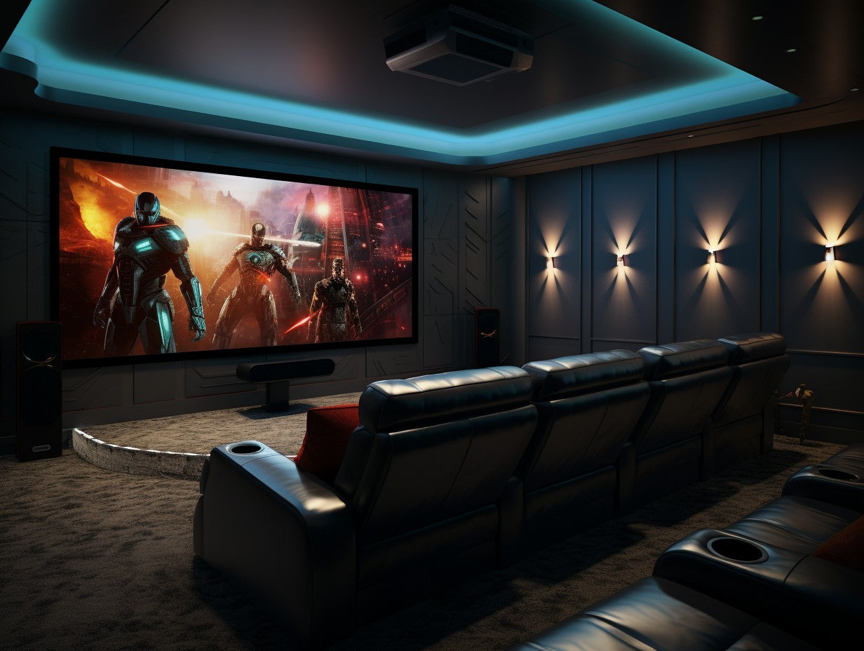 Home theater room wall color
