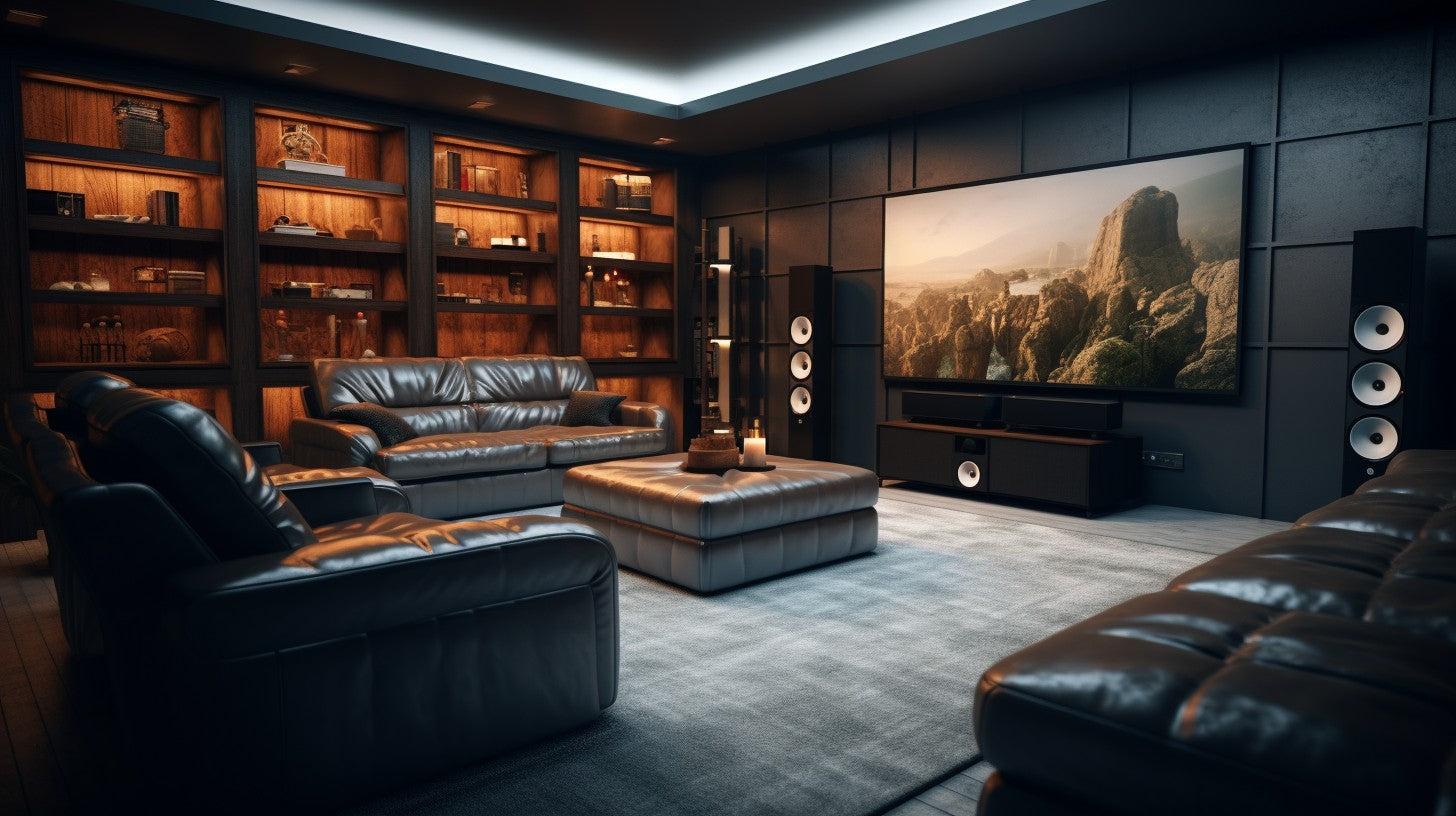 Basement Home Theater Room