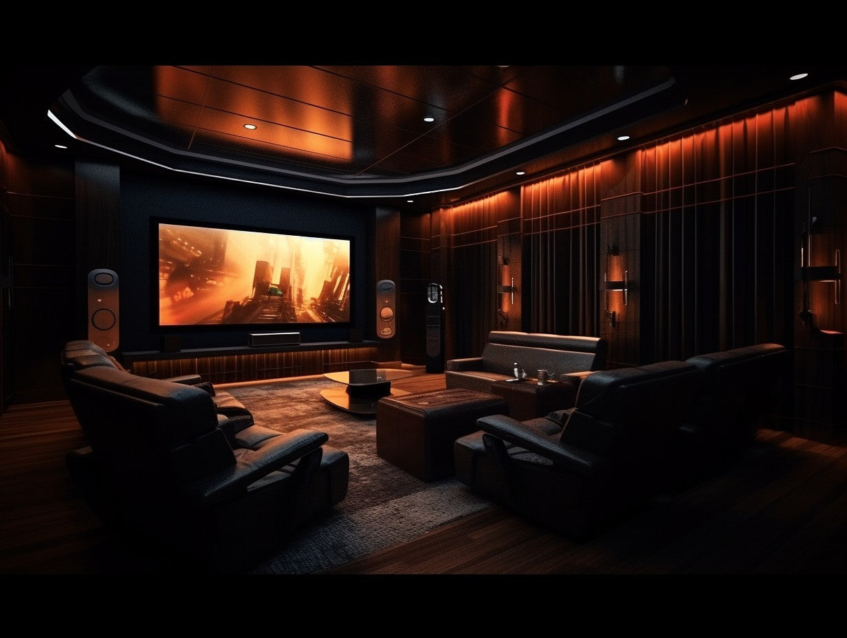 basement space into a home theater
