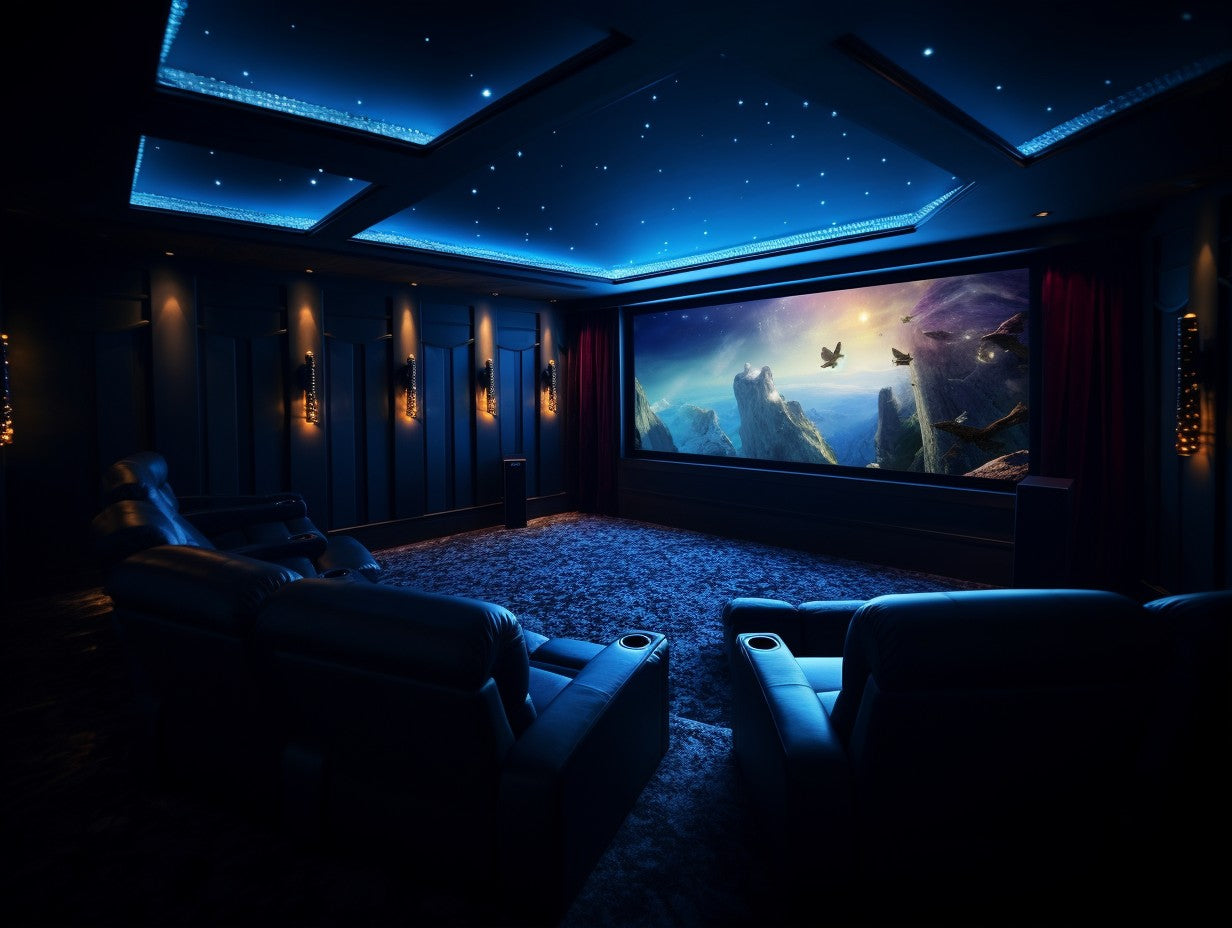 Lighting and Ambience Setting for Home Theaters