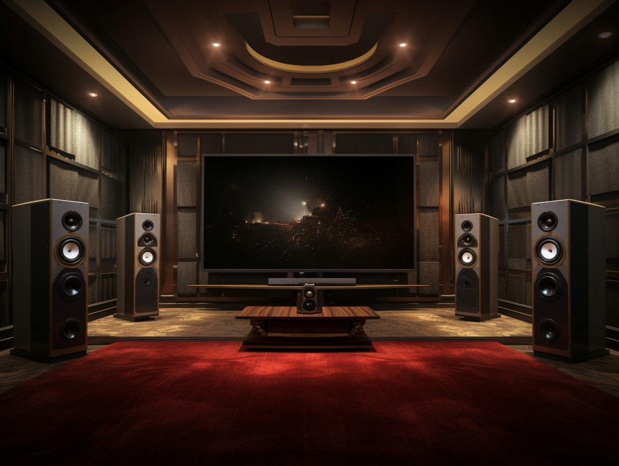 Optimization of sound and thermal insulation for home theaters