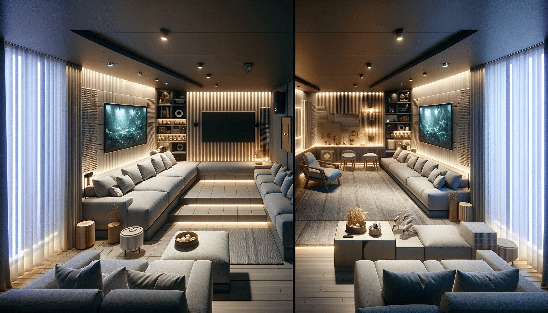 Home Theater Seating Sofa Placement