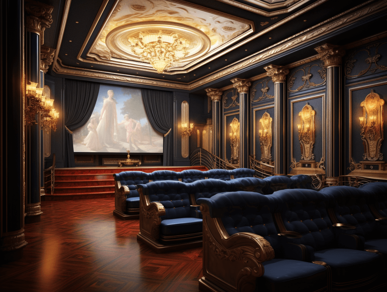 Classical Luxury Style Home Theater